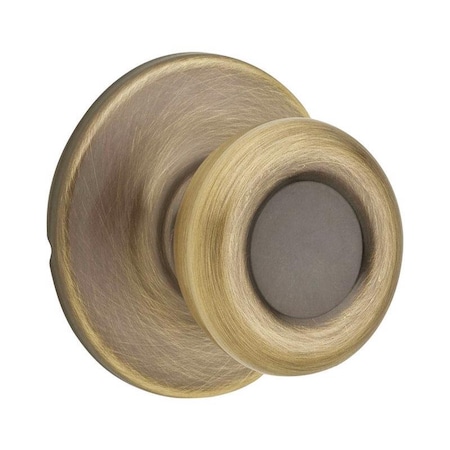 Kwikset Kwikset Tylo Antique Brass Passage Door Knob Right or Left Handed 92001-512